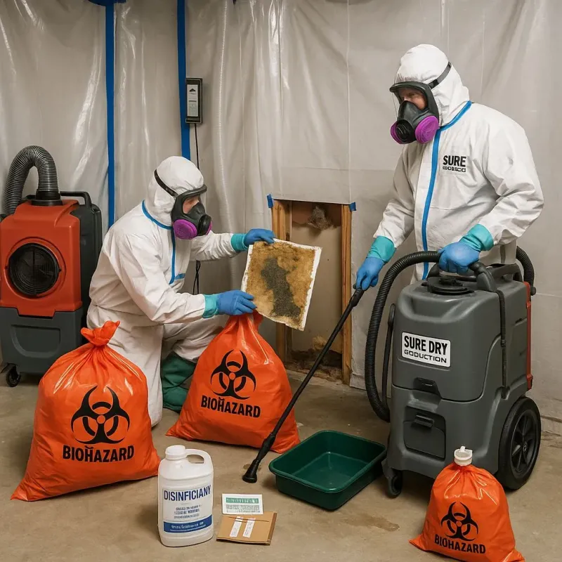 Contaminated Water Handling Protocols process in North Zanesville, OH