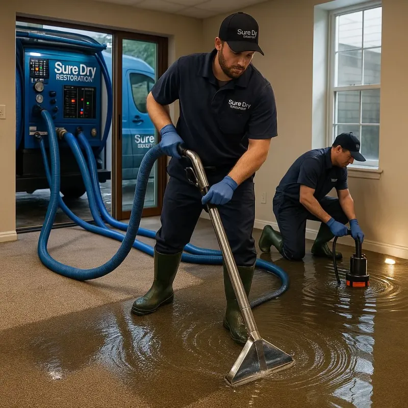 Water Extraction and Removal process in North Zanesville, OH